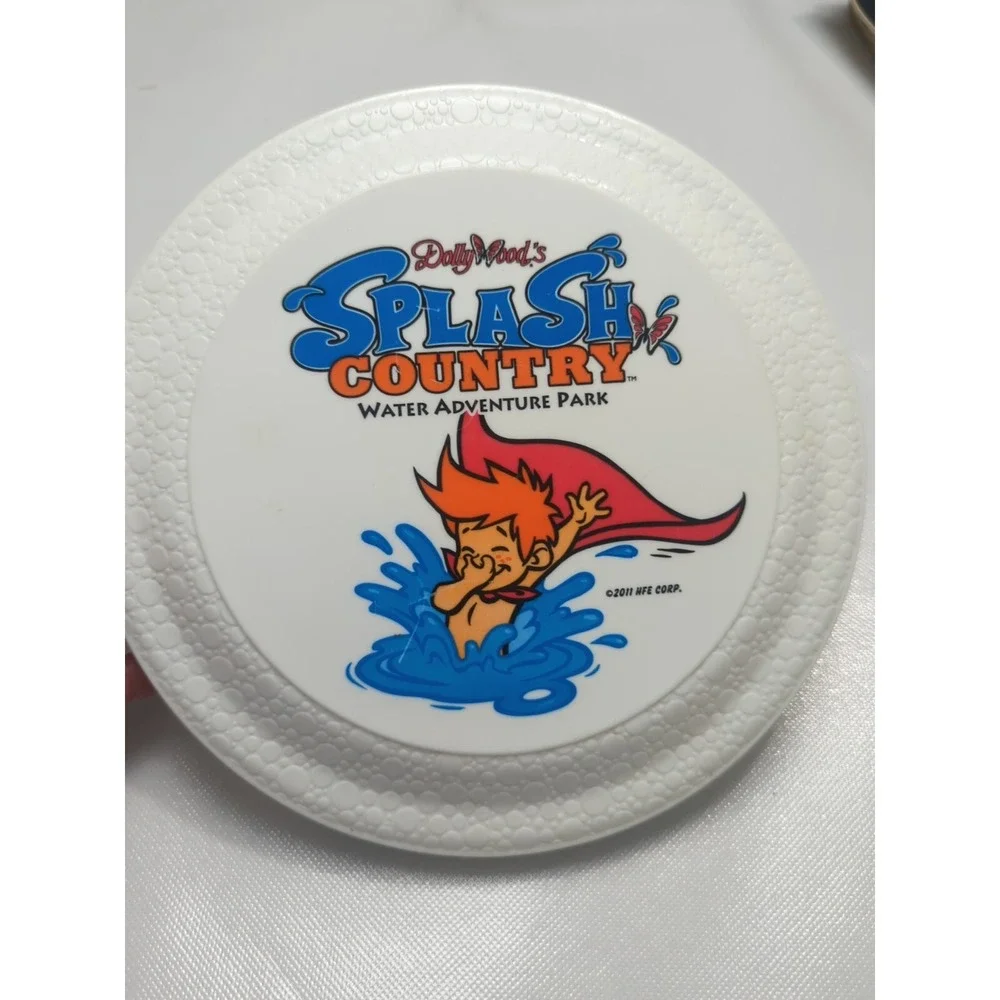 Dollywood Splash Country Frisbee Toy 2011‎ Rare USA Made Outdoors Collectible